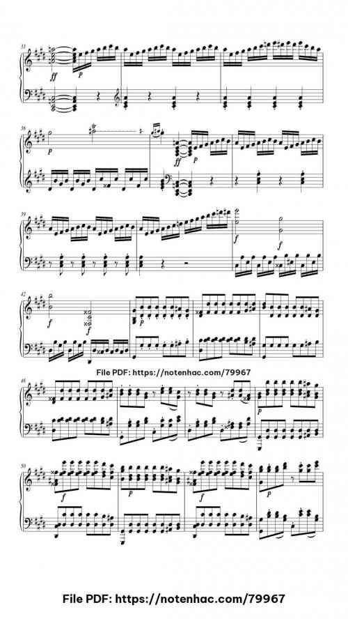 Piano Sonata No. 14 in C-sharp Minor, Op. 27 No. 2 "Moonlight": III. Presto agitato by Ludwig van Beethoven Level Advanced 15 Piano Sonata No. 14 in C-sharp Minor, Op. 27 No. 2 "Moonlight": III. Presto agitato piano sheet music free pdf