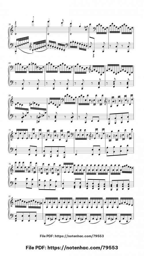 Piano Sonata No. 21 (Waldstein) - 3rd movement piano sheet music free pdf