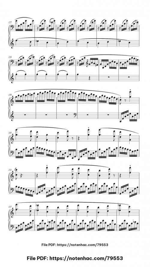 Piano Sonata No. 21 (Waldstein) - 3rd movement piano sheet music free pdf