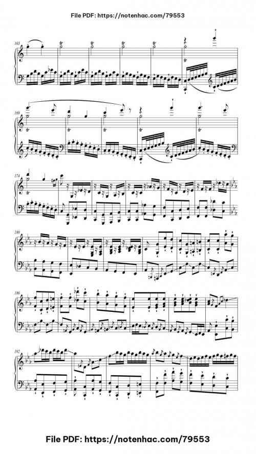 Piano Sonata No. 21 (Waldstein) - 3rd movement piano sheet music free pdf