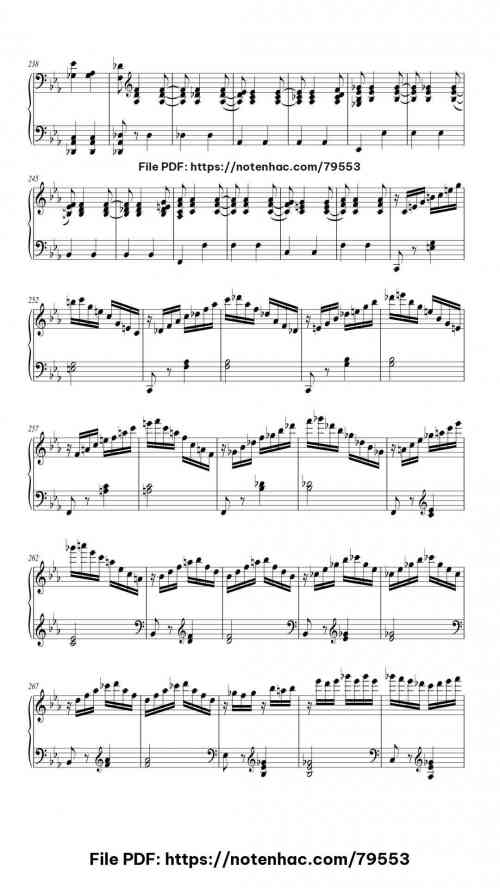 Piano Sonata No. 21 (Waldstein) - 3rd movement piano sheet music free pdf