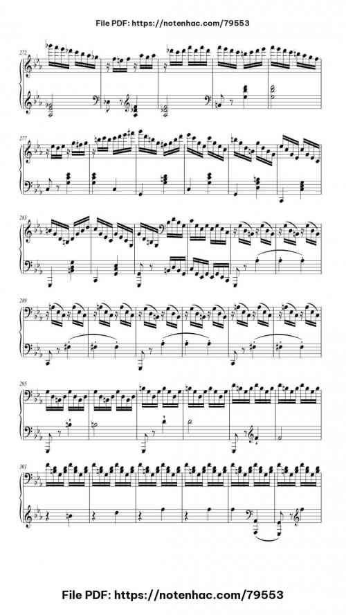 Piano Sonata No. 21 (Waldstein) - 3rd movement piano sheet music free pdf