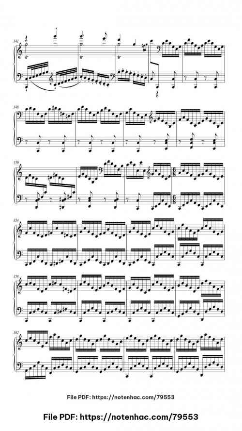 Piano Sonata No. 21 (Waldstein) - 3rd movement piano sheet music free pdf