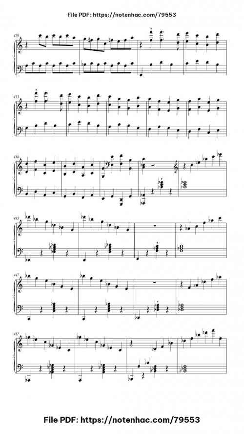 Piano Sonata No. 21 (Waldstein) - 3rd movement piano sheet music free pdf
