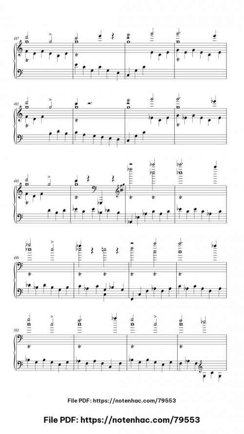 Piano Sonata No. 21 (Waldstein) - 3rd movement piano sheet music free pdf