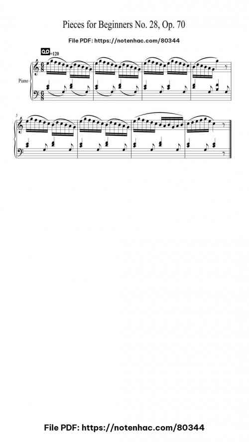 pieces for beginners no 28 op 70 1