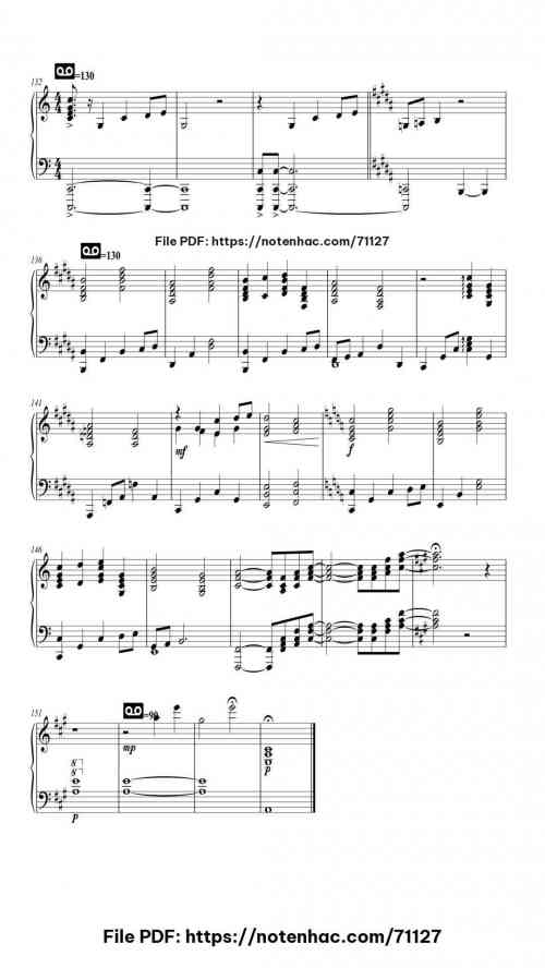 Polar Express Suite piano sheet music free pdf
