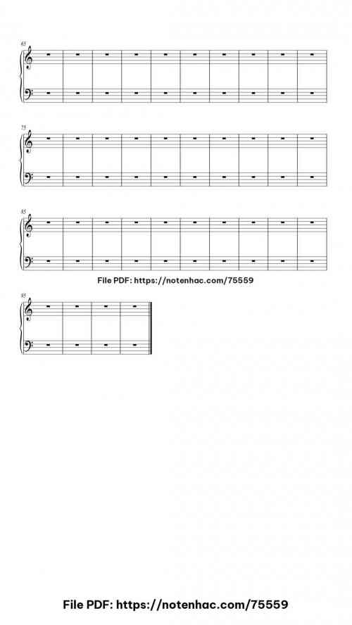 Rush E piano sheet music free pdf