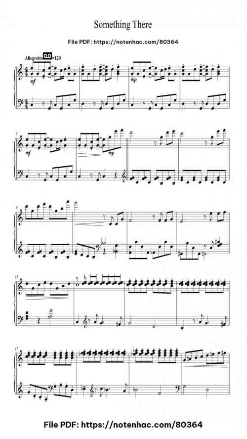 something there from beauty and the beast 1