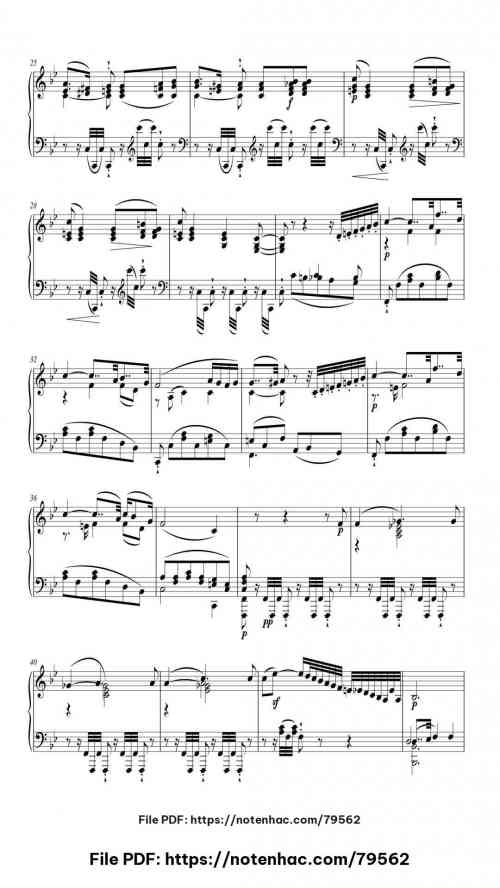 Sonata No. 17 in D Minor, Op. 31, No. 2 "Tempest": II. Adagio piano sheet music free pdf