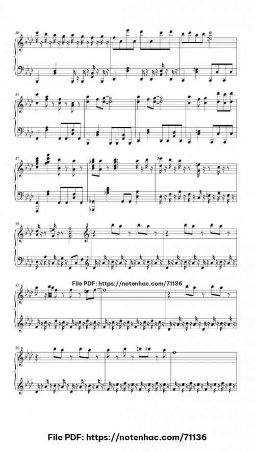Spider Dance piano sheet music free pdf