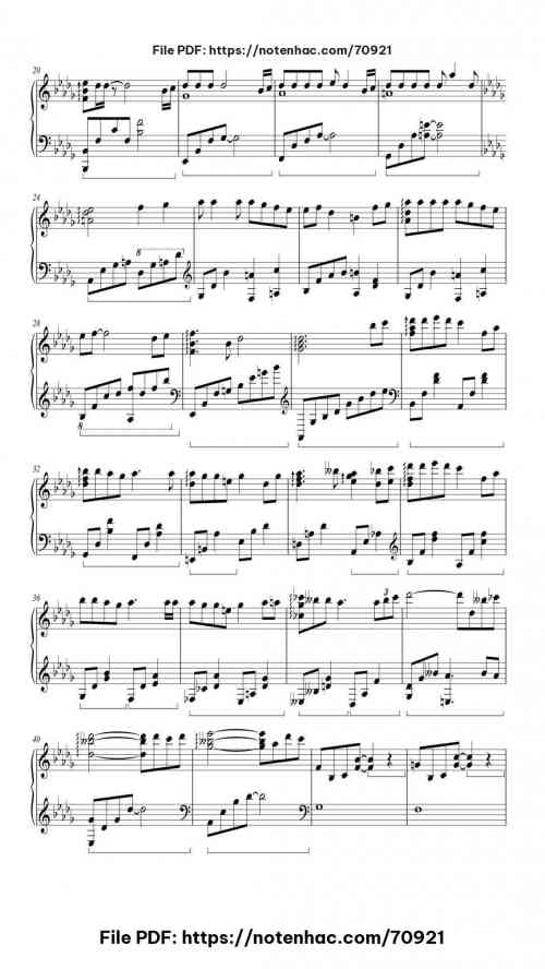 Spirited Away (Inochi no namae) piano sheet music free pdf