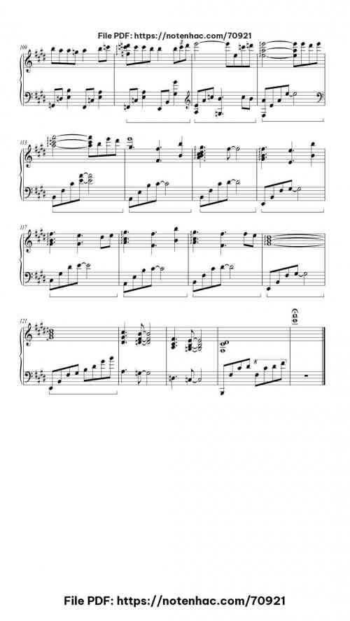Spirited Away (Inochi no namae) piano sheet music free pdf