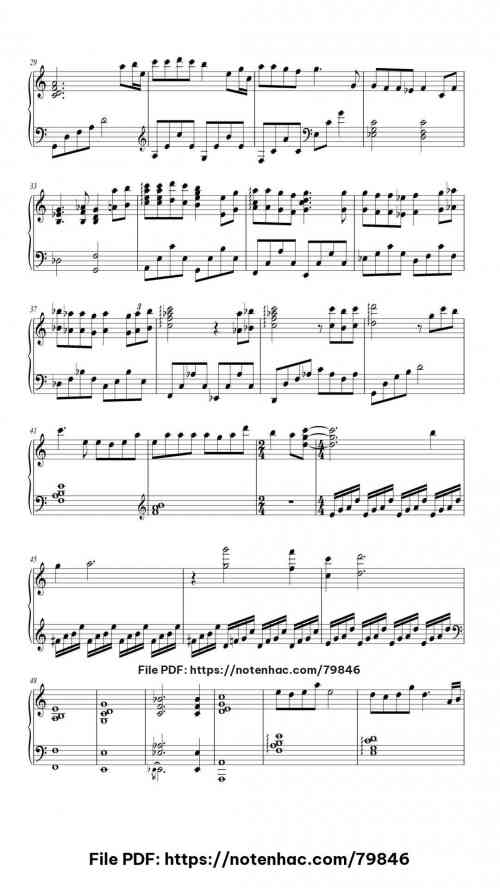 Spirited Away – One Summer's Day piano sheet music free pdf