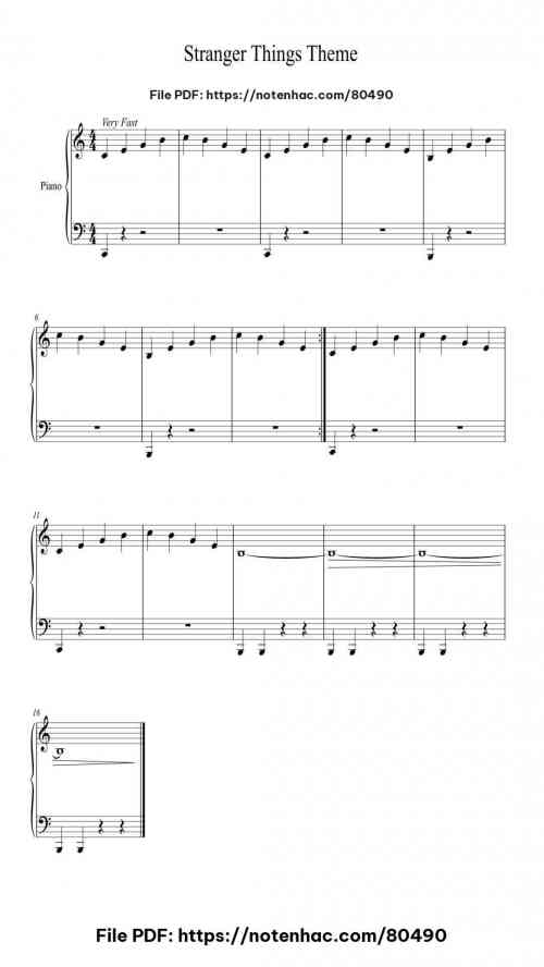 stranger things theme 1