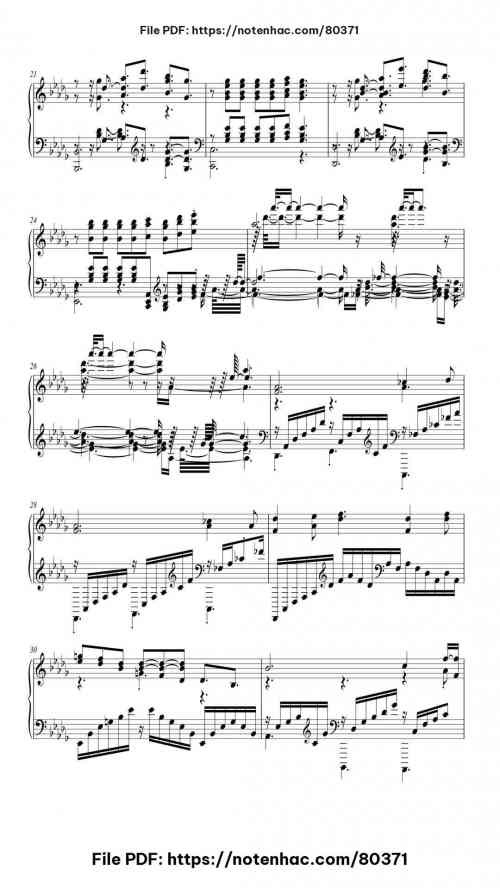 Suite Bergamasque: III. Clair de Lune piano sheet music free pdf