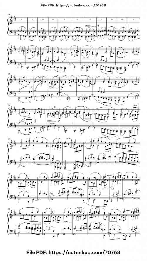 Symphony Nº 9 in D minor Op.125 piano sheet music free pdf