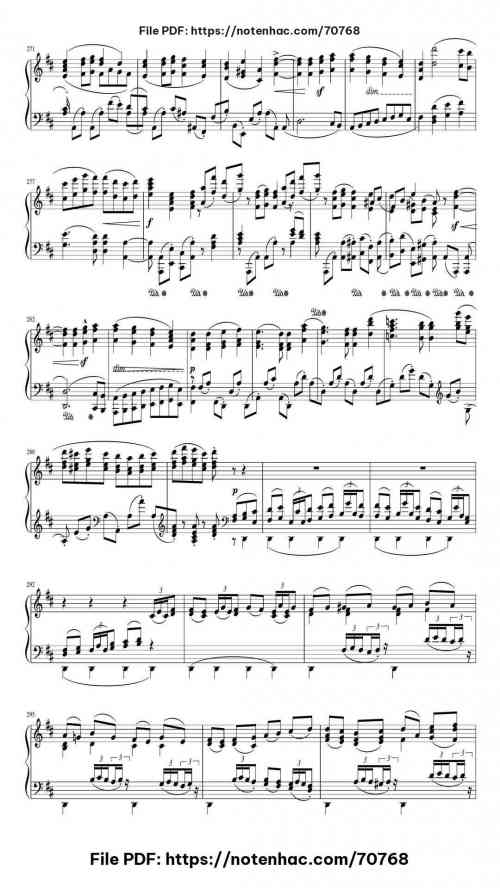 Symphony Nº 9 in D minor Op.125 piano sheet music free pdf