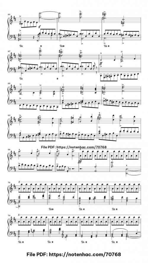 Symphony Nº 9 in D minor Op.125 piano sheet music free pdf