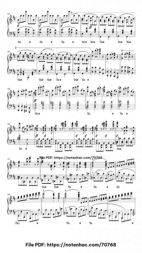 Symphony Nº 9 in D minor Op.125 piano sheet music free pdf