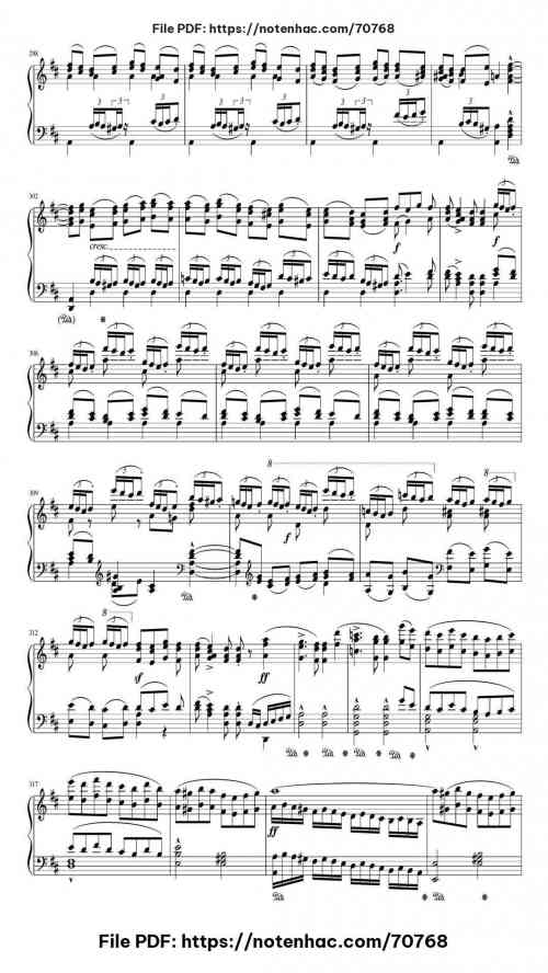 Symphony Nº 9 in D minor Op.125 piano sheet music free pdf