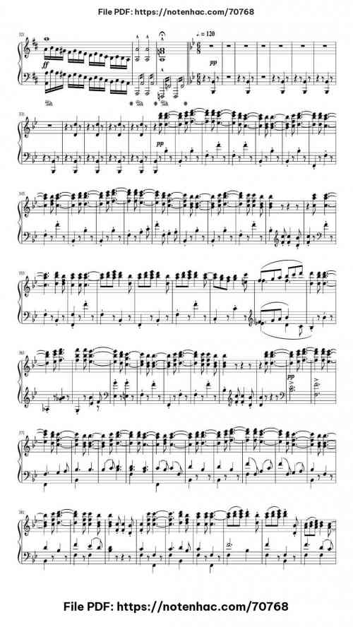 Symphony Nº 9 in D minor Op.125 piano sheet music free pdf