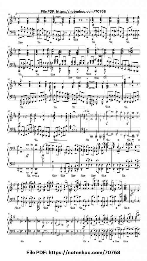 Symphony Nº 9 in D minor Op.125 piano sheet music free pdf