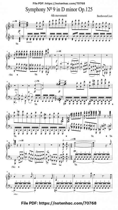 symphony no 9 in d minor op 125