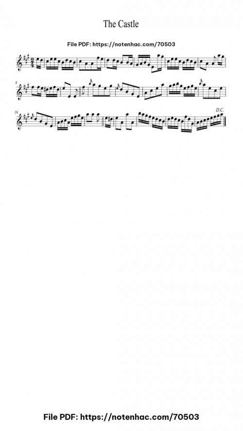 The Castle piano sheet music free pdf