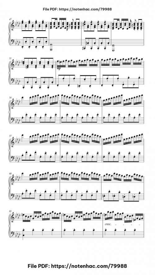 The Four Seasons - Winter in F Minor, RV. 297: I. Allegro Non Molto piano sheet music free pdf