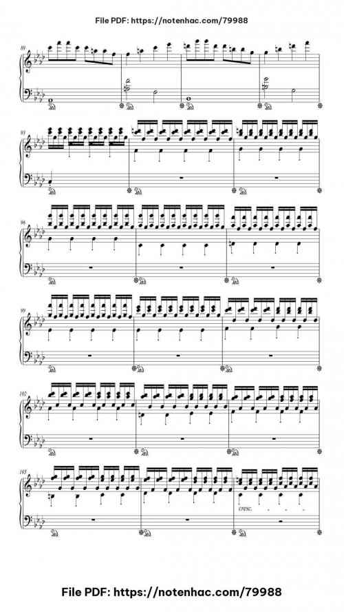 The Four Seasons - Winter in F Minor, RV. 297: I. Allegro Non Molto piano sheet music free pdf