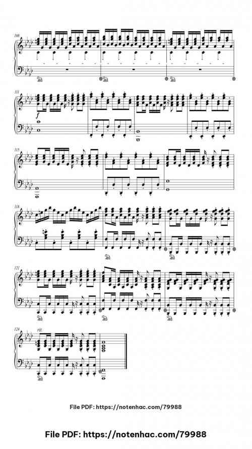 The Four Seasons - Winter in F Minor, RV. 297: I. Allegro Non Molto piano sheet music free pdf