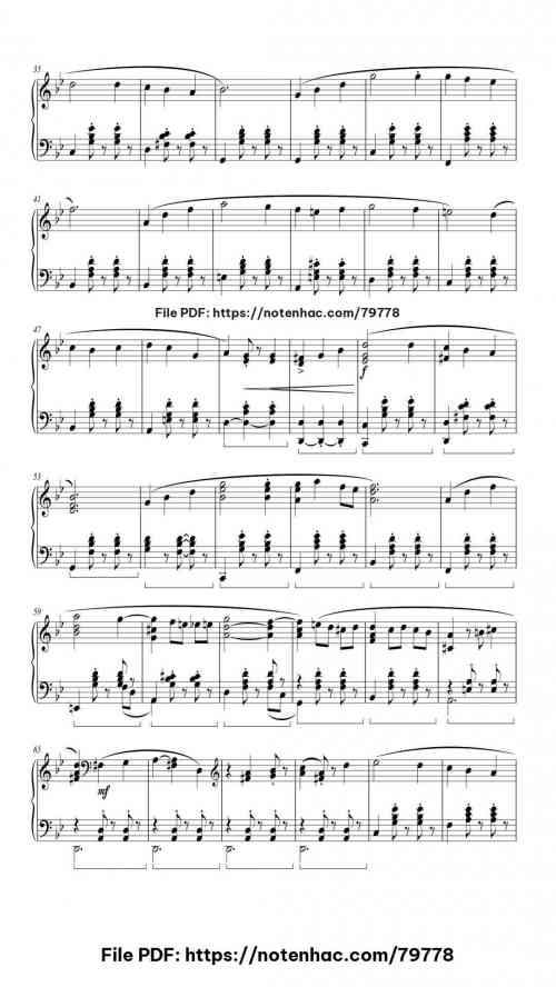 The Merry-Go-Round of Life by Joe Hisaishi Level Mid-Advanced 10 The Merry-Go-Round of Life piano sheet music free pdf