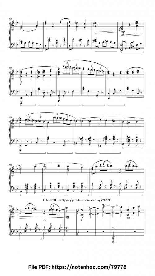 The Merry-Go-Round of Life by Joe Hisaishi Level Mid-Advanced 14 The Merry-Go-Round of Life piano sheet music free pdf