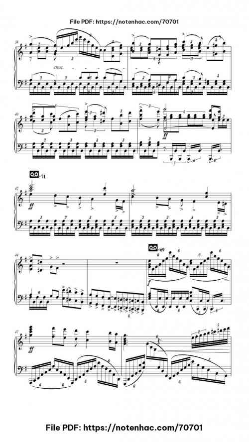 The Nutcracker, Op. 71: Pas de deux piano sheet music free pdf