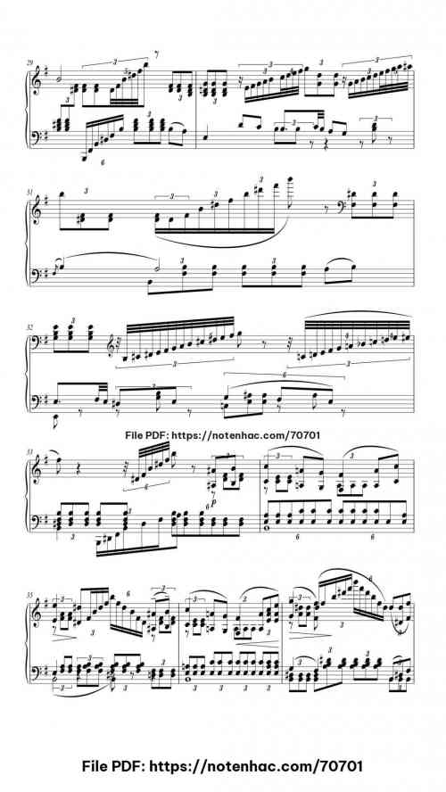 The Nutcracker, Op. 71: Pas de deux piano sheet music free pdf