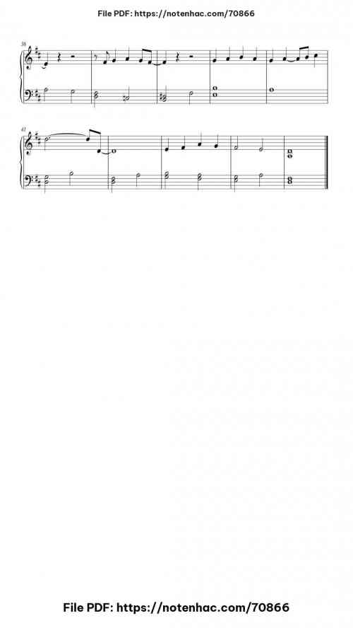 The Way You Look Tonight piano sheet music free pdf