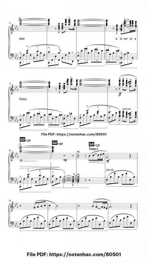 The Winner Takes It All by ABBA Level Intermediate 11 The Winner Takes It All piano sheet music free pdf