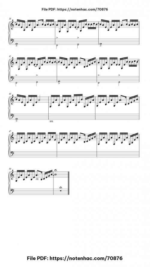 Una mattina piano sheet music free pdf