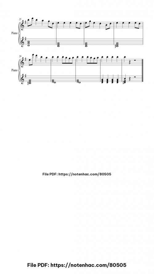 Unity piano sheet music free pdf