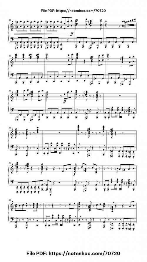 Virus - Piano piano sheet music free pdf