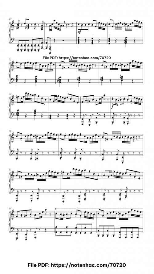 Virus - Piano piano sheet music free pdf