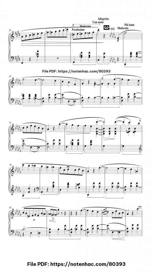 Waltz in C♯ Minor, Op. 64, No. 2 by Frédéric Chopin Level Advanced 10 Waltz in C♯ Minor, Op. 64, No. 2 piano sheet music free pdf