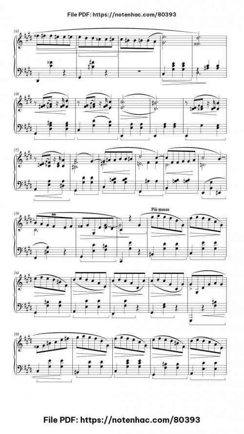 Waltz in C♯ Minor, Op. 64, No. 2 by Frédéric Chopin Level Advanced 13 Waltz in C♯ Minor, Op. 64, No. 2 piano sheet music free pdf