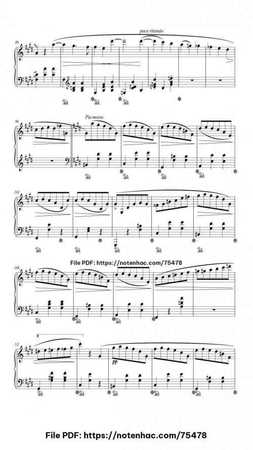 Waltz No. 7 in C-sharp Minor, Op. 64, No. 2 piano sheet music free pdf