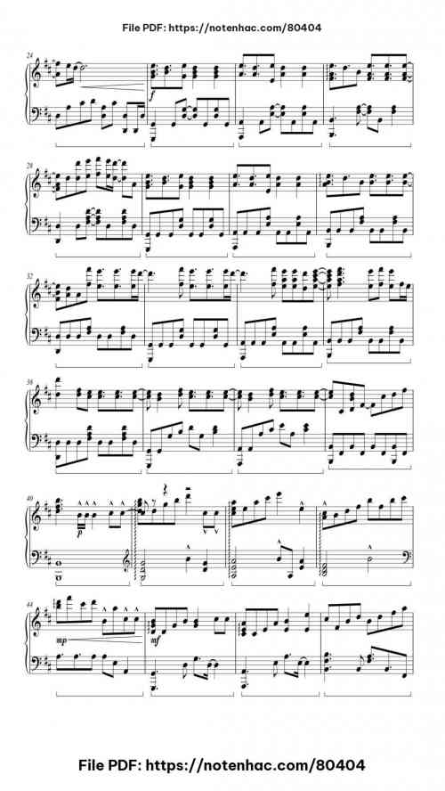 Young and Beautiful piano sheet music free pdf