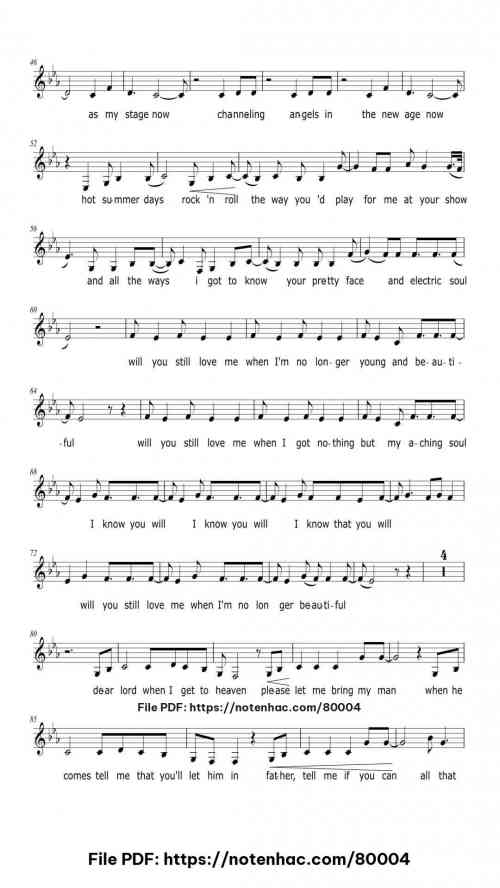 Young and Beautiful by Lana Del Rey Level Beginner 5 Young and Beautiful piano sheet music free pdf