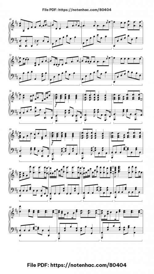 Young and Beautiful piano sheet music free pdf