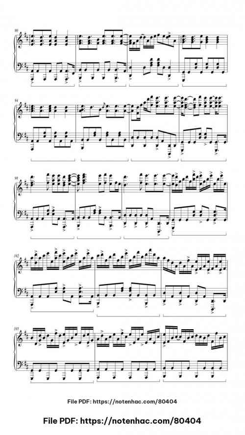 Young and Beautiful piano sheet music free pdf