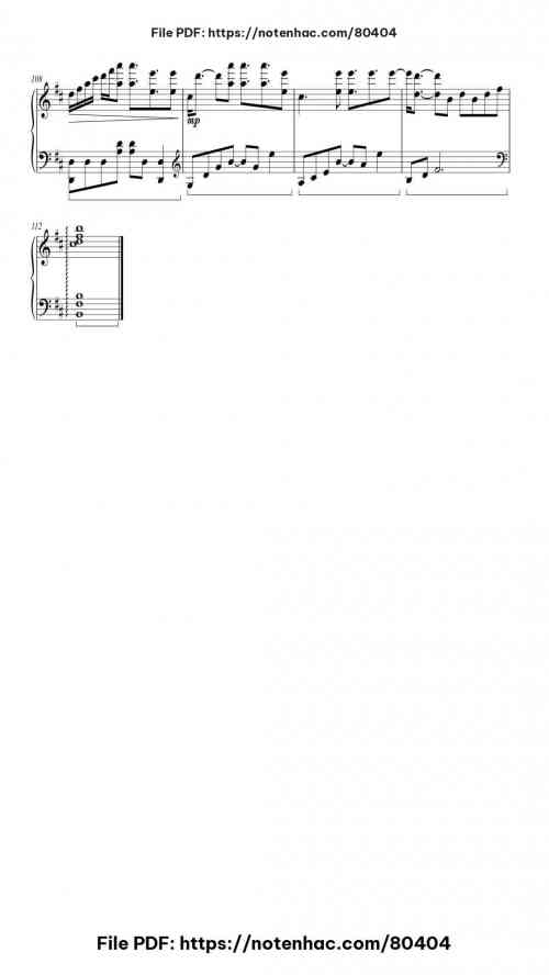 Young and Beautiful piano sheet music free pdf